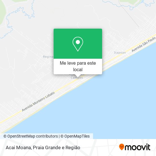 Acai Moana mapa
