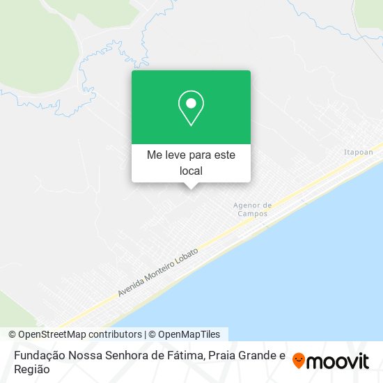 Fundação Nossa Senhora de Fátima mapa