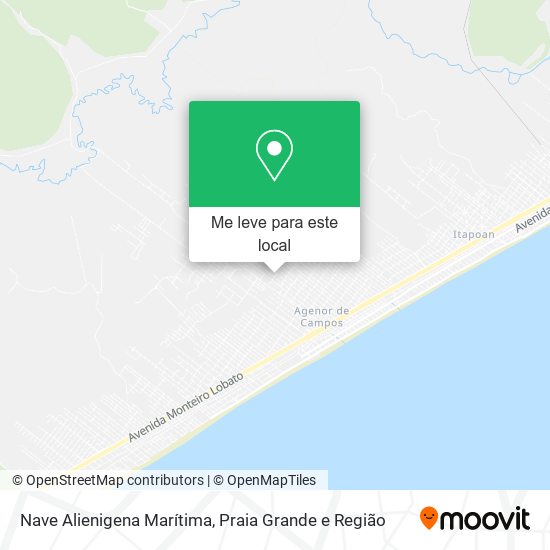 Nave Alienigena Marítima mapa