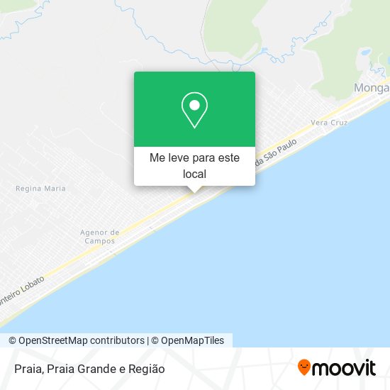 Praia mapa