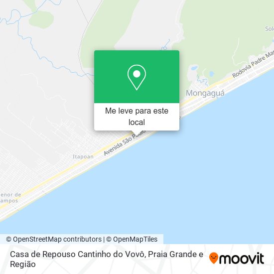 Casa de Repouso Cantinho do Vovô mapa