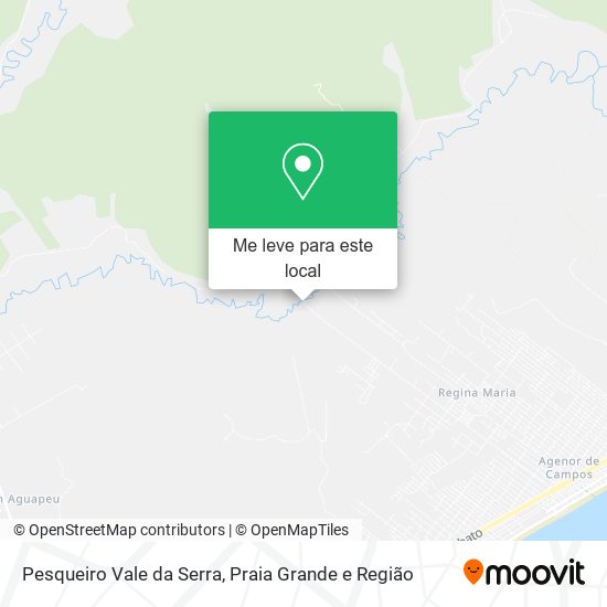 Pesqueiro Vale da Serra mapa