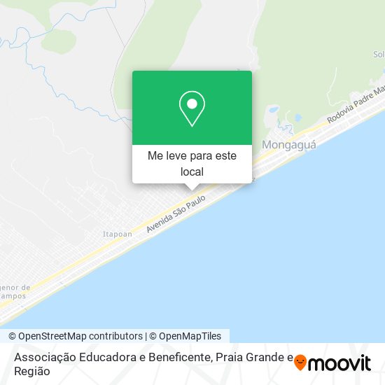 Associação Educadora e Beneficente mapa