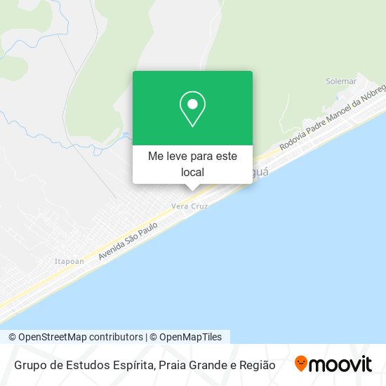Grupo de Estudos Espírita mapa