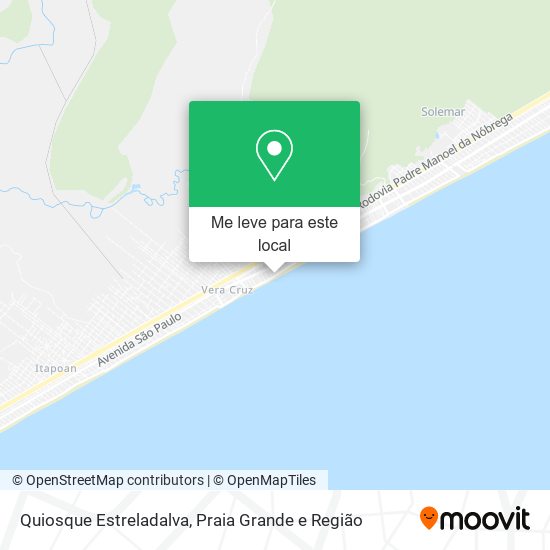 Quiosque Estreladalva mapa