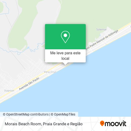 Morais Beach Room mapa
