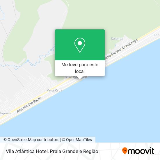 Vila Atlântica Hotel mapa