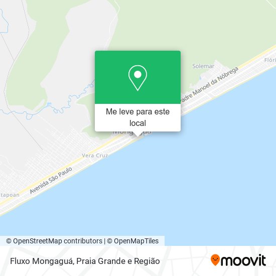 Fluxo Mongaguá mapa