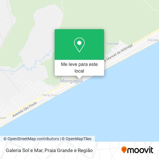 Galeria Sol e Mar mapa