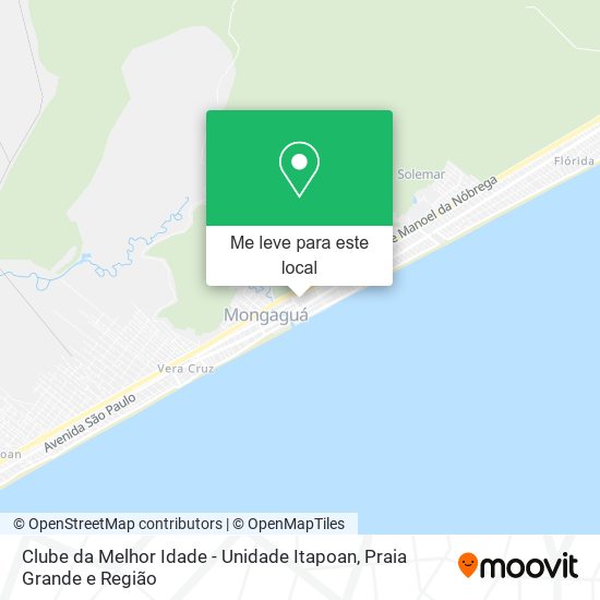 Clube da Melhor Idade - Unidade Itapoan mapa