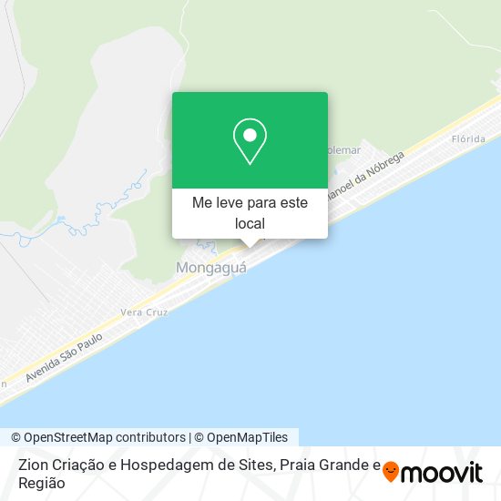 Zion Criação e Hospedagem de Sites mapa