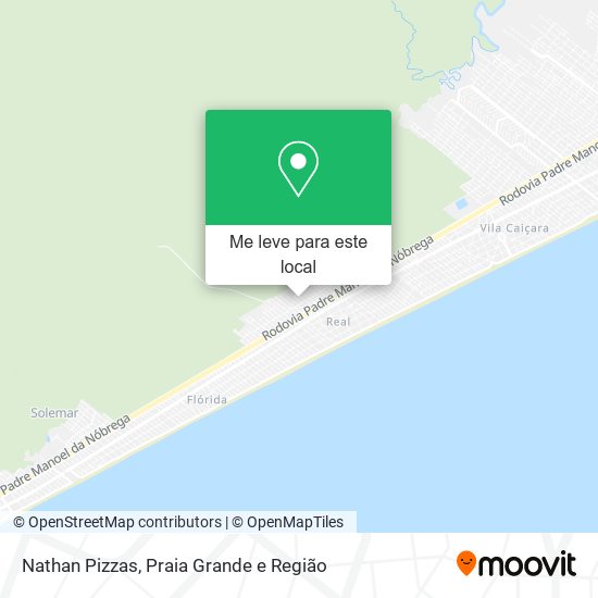 Nathan Pizzas mapa