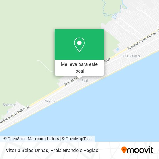 Vitoria Belas Unhas mapa