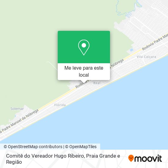 Comitê do Vereador Hugo Ribeiro mapa
