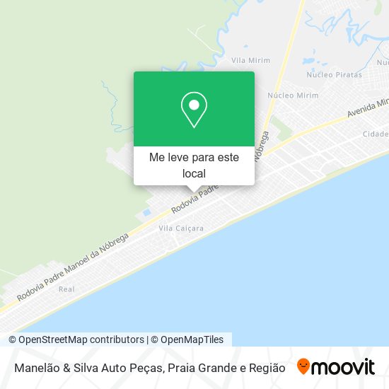 Manelão & Silva Auto Peças mapa