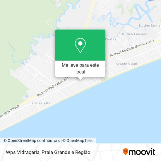 Wps Vidraçaria mapa