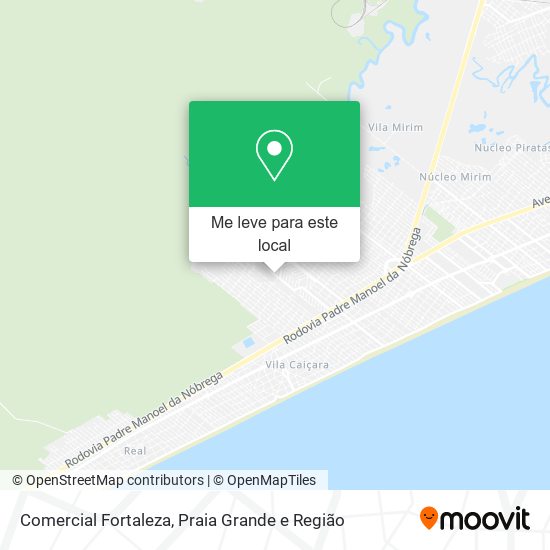 Comercial Fortaleza mapa