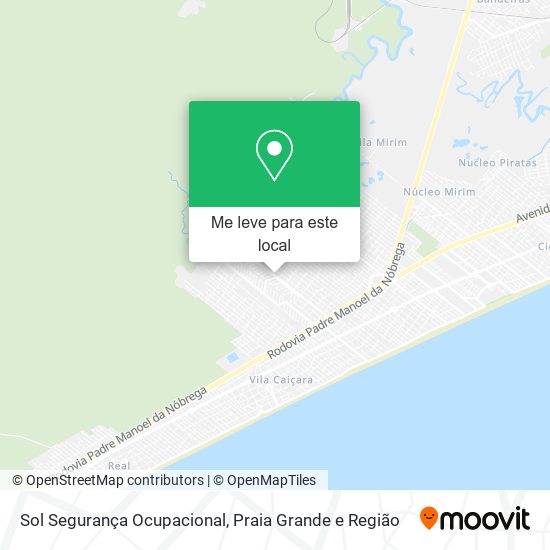 Sol Segurança Ocupacional mapa