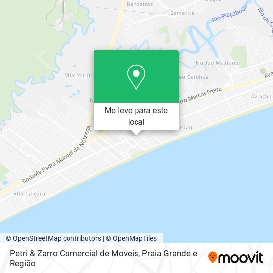 Petri & Zarro Comercial de Moveis mapa