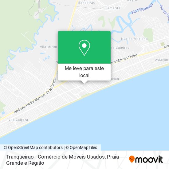 Tranqueirao - Comércio de Móveis Usados mapa