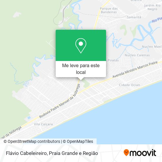 Flávio Cabeleireiro mapa