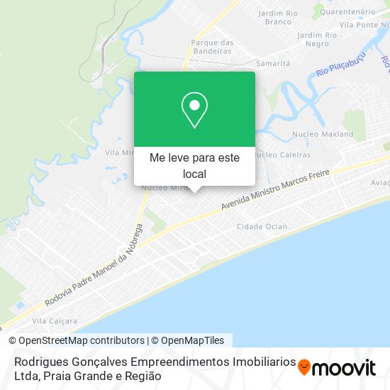 Rodrigues Gonçalves Empreendimentos Imobiliarios Ltda mapa