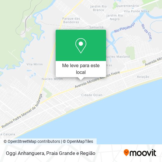 Oggi Anhanguera mapa
