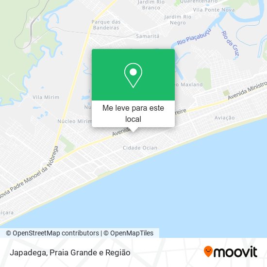 Japadega mapa