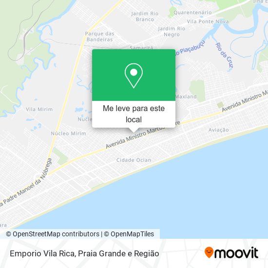 Emporio Vila Rica mapa