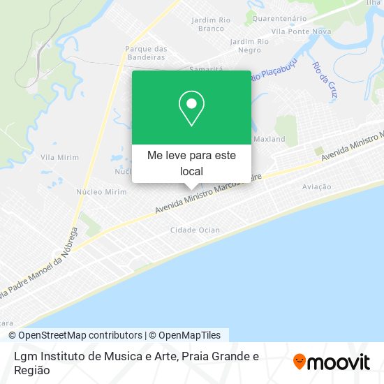 Lgm Instituto de Musica e Arte mapa