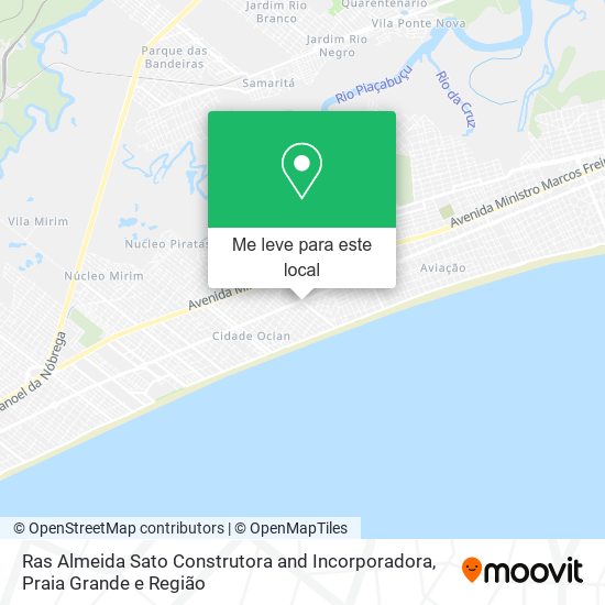 Ras Almeida Sato Construtora and Incorporadora mapa