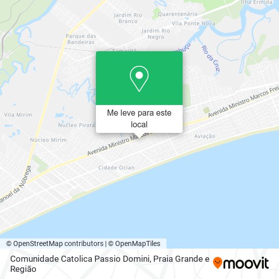 Comunidade Catolica Passio Domini mapa