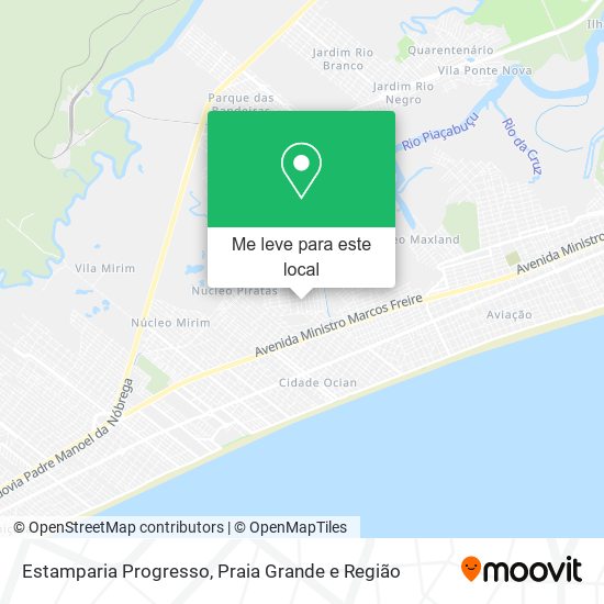 Estamparia Progresso mapa