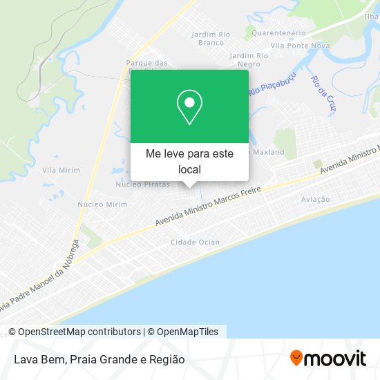 Lava Bem mapa