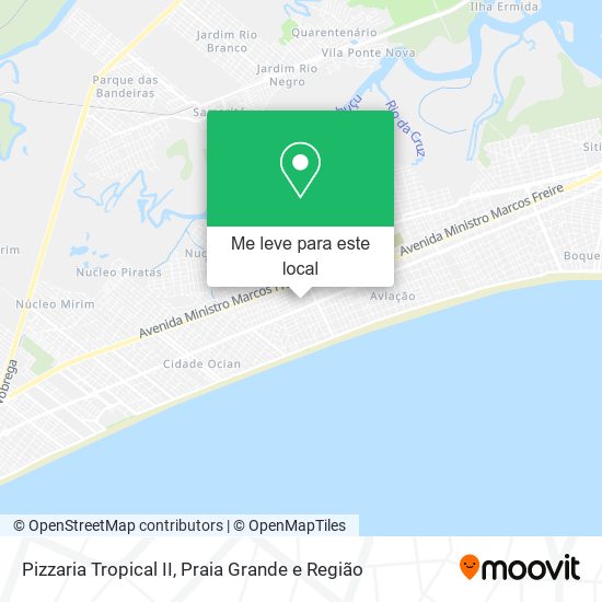 Pizzaria Tropical II mapa