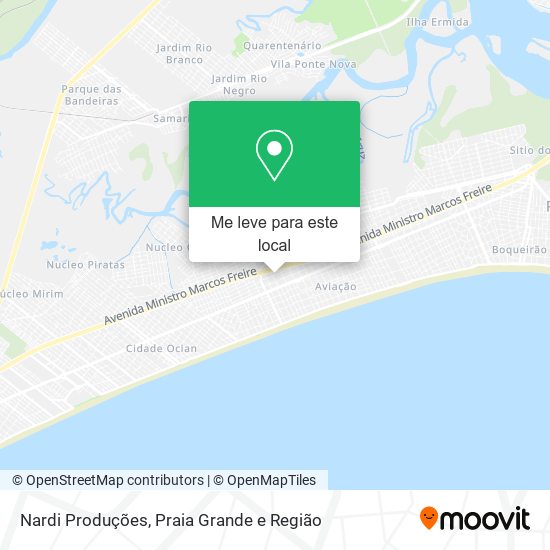Nardi Produções mapa
