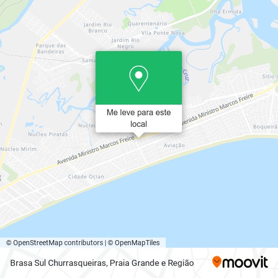 Brasa Sul Churrasqueiras mapa