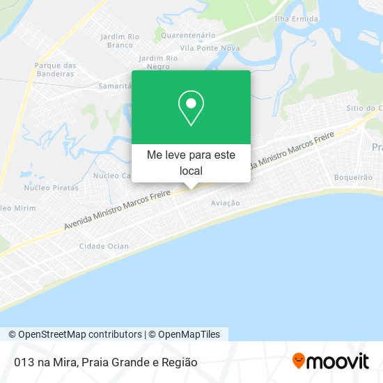 013 na Mira mapa