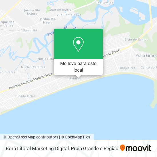 Bora Litoral Marketing Digital mapa