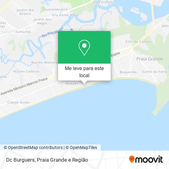 Dc Burguers mapa