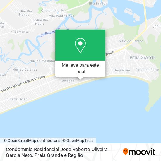 Condomínio Residencial José Roberto Oliveira Garcia Neto mapa