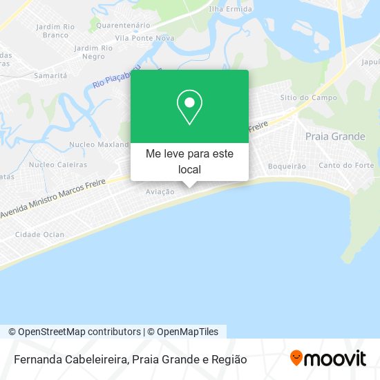 Fernanda Cabeleireira mapa
