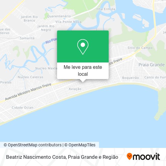 Beatriz Nascimento Costa mapa