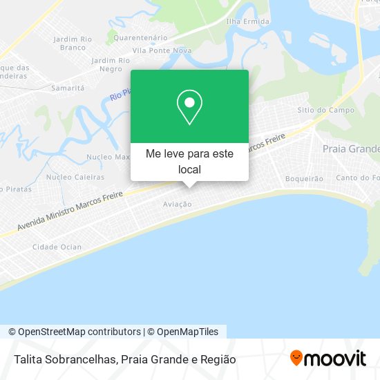 Talita Sobrancelhas mapa