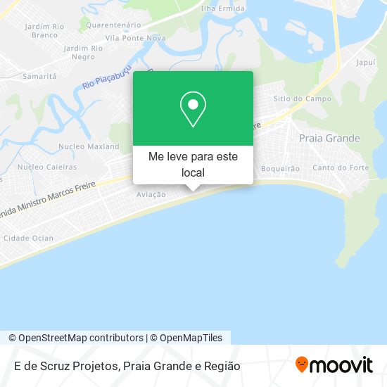 E de Scruz Projetos mapa