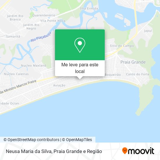 Neusa Maria da Silva mapa