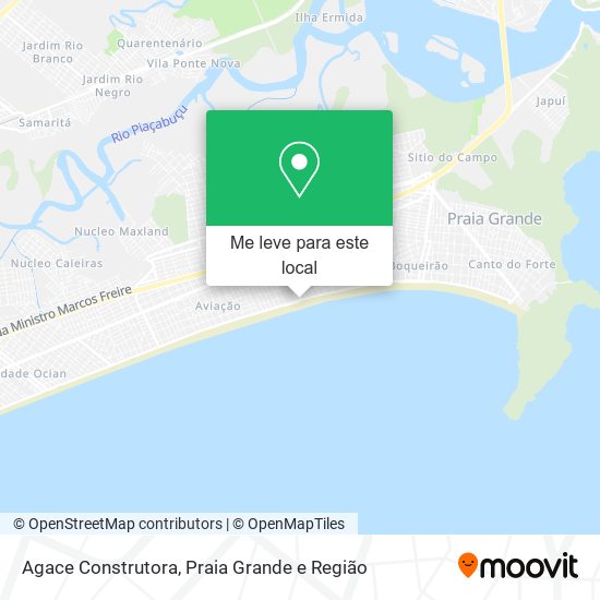 Agace Construtora mapa
