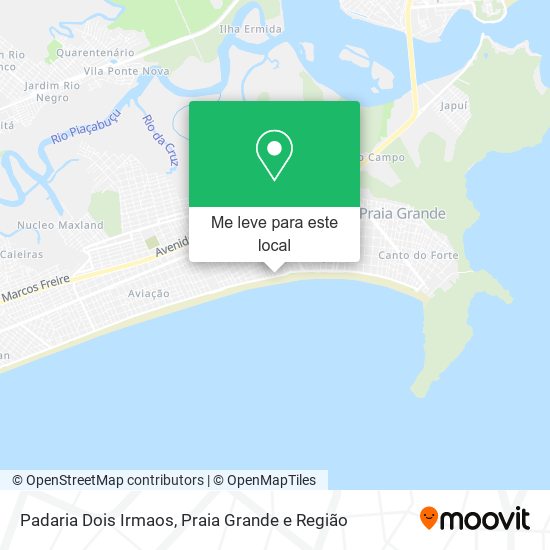 Padaria Dois Irmaos mapa