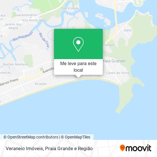 Veraneio Imóveis mapa