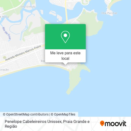 Penelope Cabeleireiros Unissex mapa